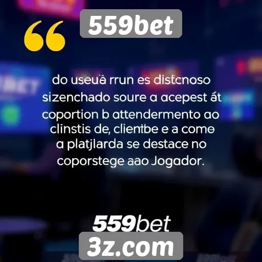 Opiniões de usuários sobre o atendimento ao cliente do 559bet